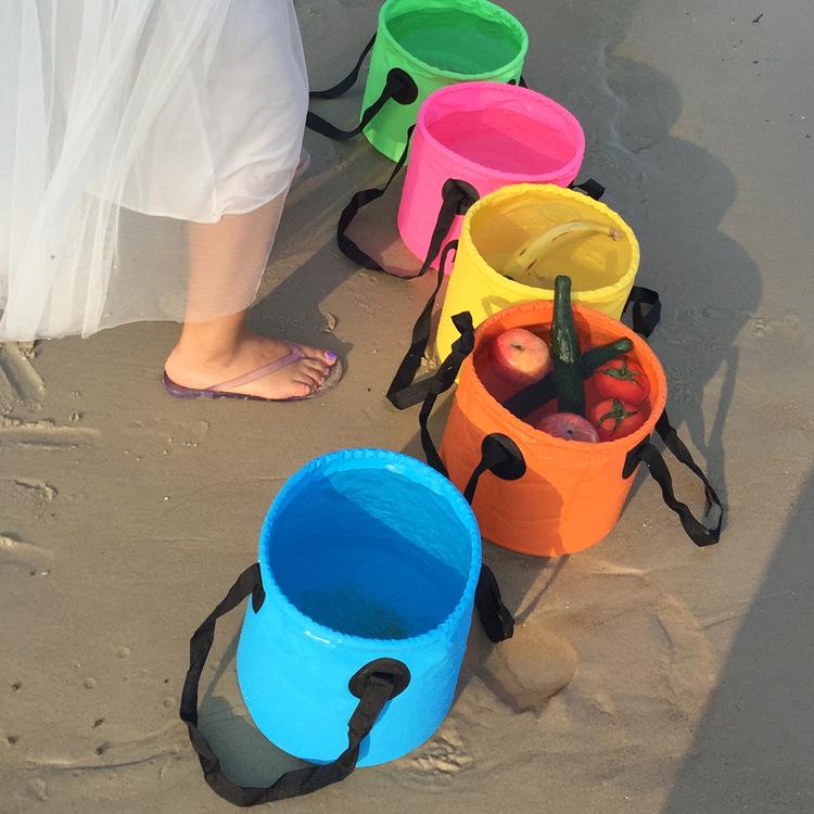 Portable Folding Waterproof Travel Fishing Bucket Bag
