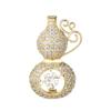 Guochao Exquisite Auspicious Gourd Brooch Slightly Inlaid Zircon Corsage Jacket Pin Direct Supply