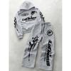 Frühlings- und Herbst-Jugend-Freizeit-Hoodie, Frühling und Herbst Langarm-Sportbekleidungsset, Outdoor-Set, Klassischer Cooler Streetstyle-Persönlichkeit