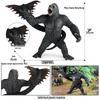 Large Realistic Dinosaur and Gorilla Toy Model Set