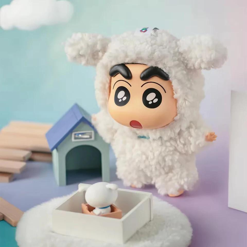 Popular TOPTOY Crayon Shin-chan Themed Party Series Plush Blind Box Figures Mystery Box Trendy Toy Gift