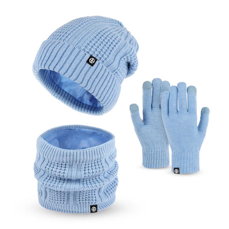 

Knitted Hat, Scarf, and Glove Set
