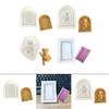 3D Bear Door Frame Candle Silicone Mold for DIY Hand-made Candle Ornaments Mould Handicrafts Making Tool Baking Mold