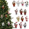 Santa 2D Flat Acrylic Christmas Tree Hanging Decoration Sports Car Decoration Flat Decoration Pendant