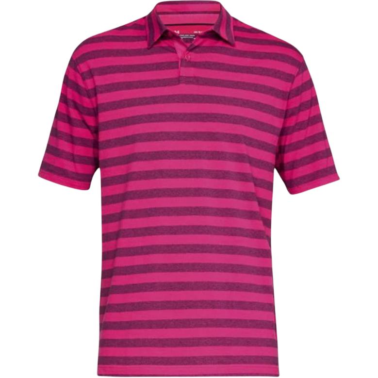 Under Armour Charged Cotton Scramble Striped Short Sleeve Polo Shirt Men tops 1323455-654 S