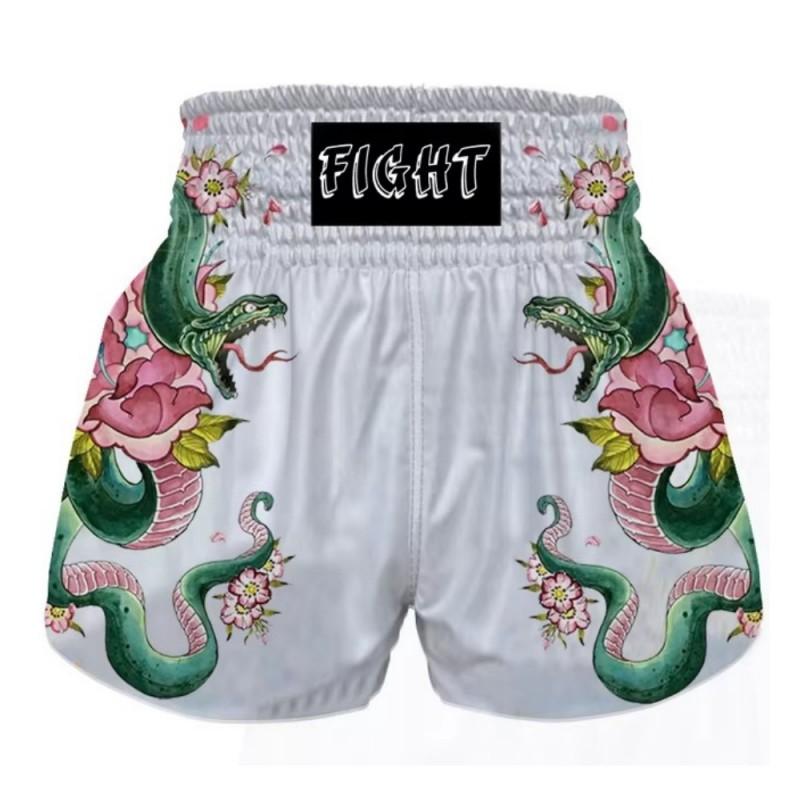MMA Boxshorts Herren Damen Muay Thai Trainingskampfhosen Stretch Lycra Fitnessstudio Erwachsener Kampfsport