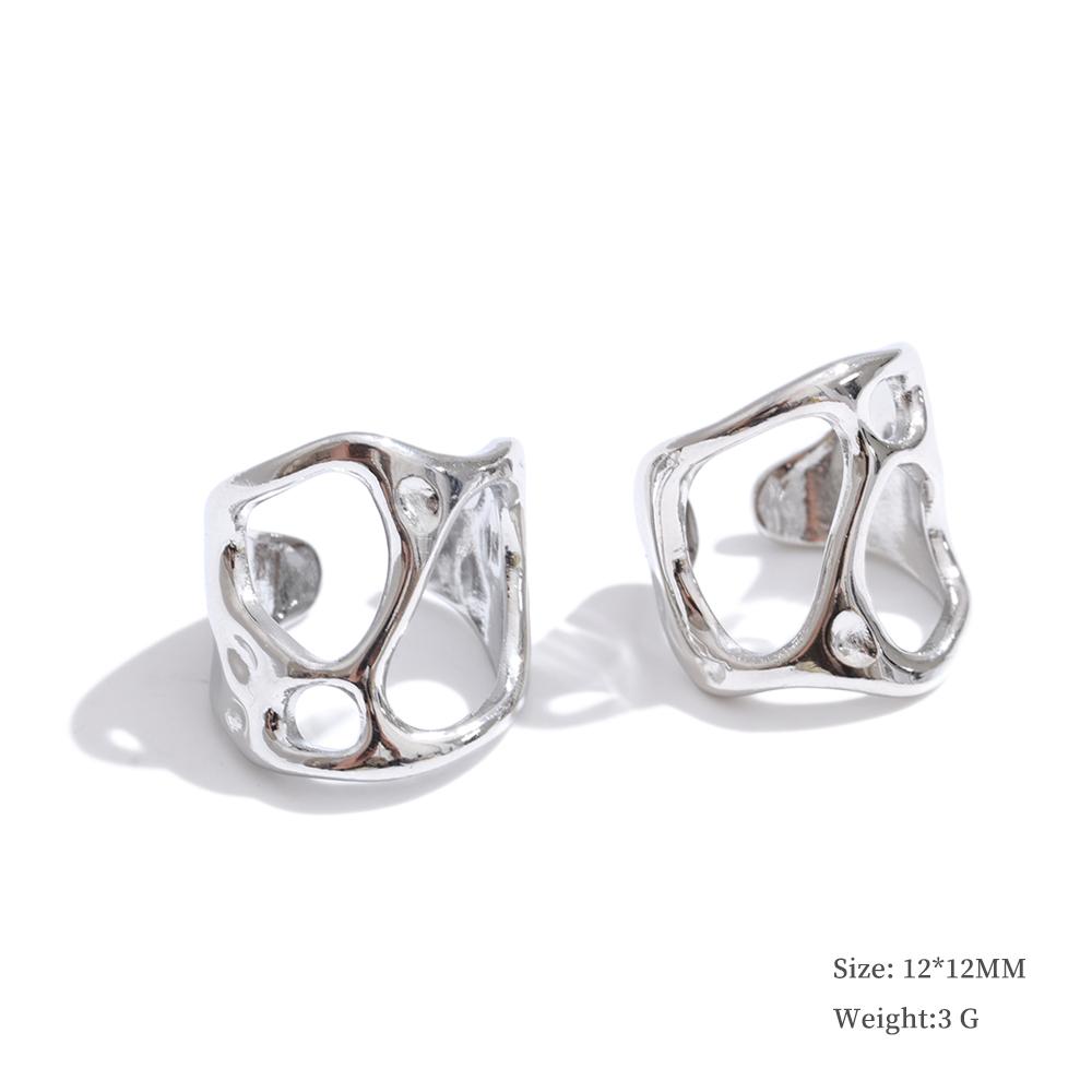 Yhpup Stainless Steel Adjustable Ear Bone Clip Earrings Arrivals Platinum Plated Popular Charming Chic Accessories Wholesale