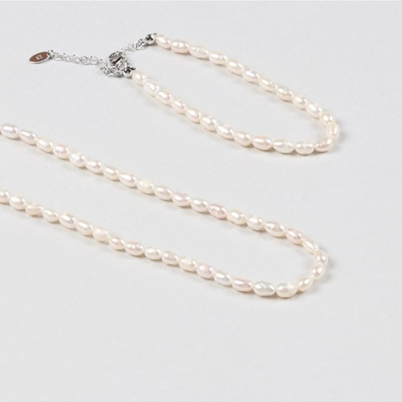 Dana Burton [925 Silver] Mystic Freshwater Pearl Necklace_4mm Pearl