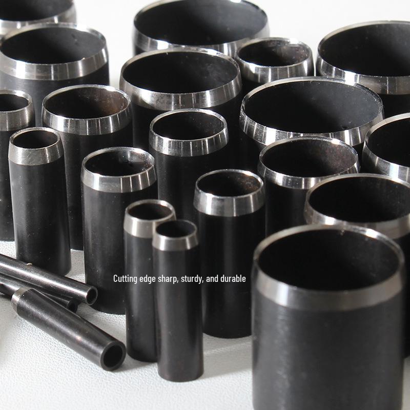 Round Steel Leather Punch Set - DIY Handmade Die Cut Tool for Round Holes