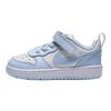 Nike Court Borough Low Recraft TD Miękki Perłowy Błękit Celesty Noworodkowe Trampki Hortensje Białe IH4051-001