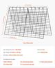 A-Frame Cucumber Trellis 35" x 55" Foldable Metal Garden Trellis