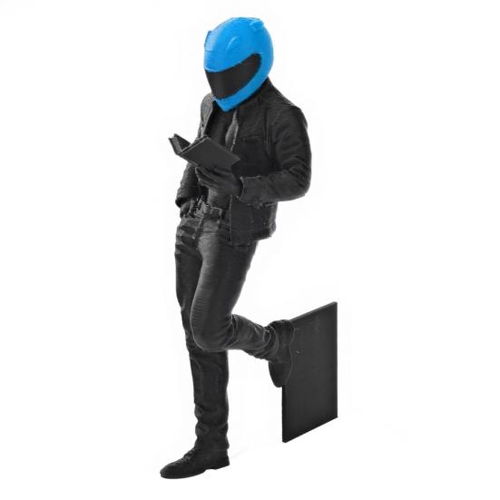 Bookshelf Ornament Realistic Racer Design Lightweight PLA Material Sculpture Stress Relief Toy 3D Printed Desk Decoration