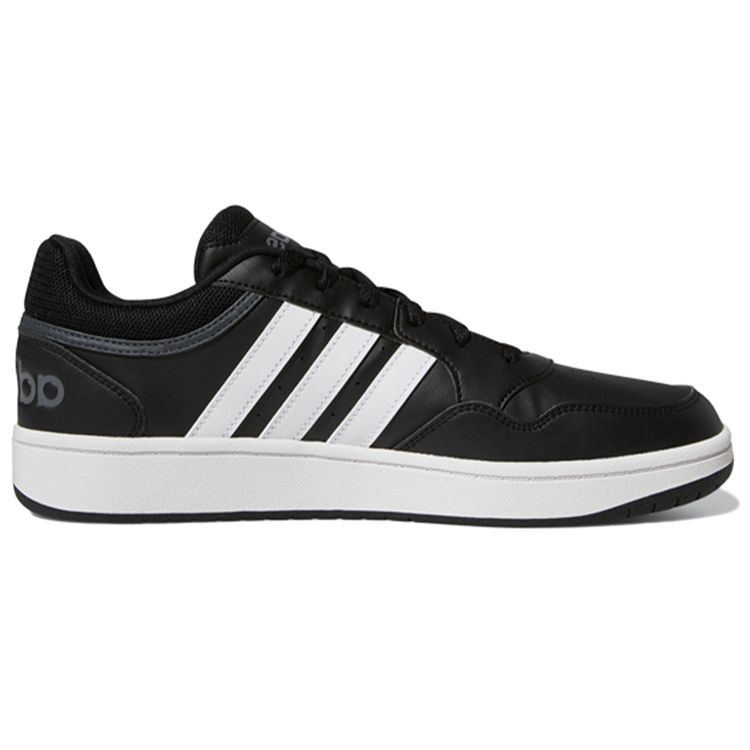 Adidas Hoops 3.0 Low Core Black Grey Men Sneakers Cloud-White Grey-Six GY5432