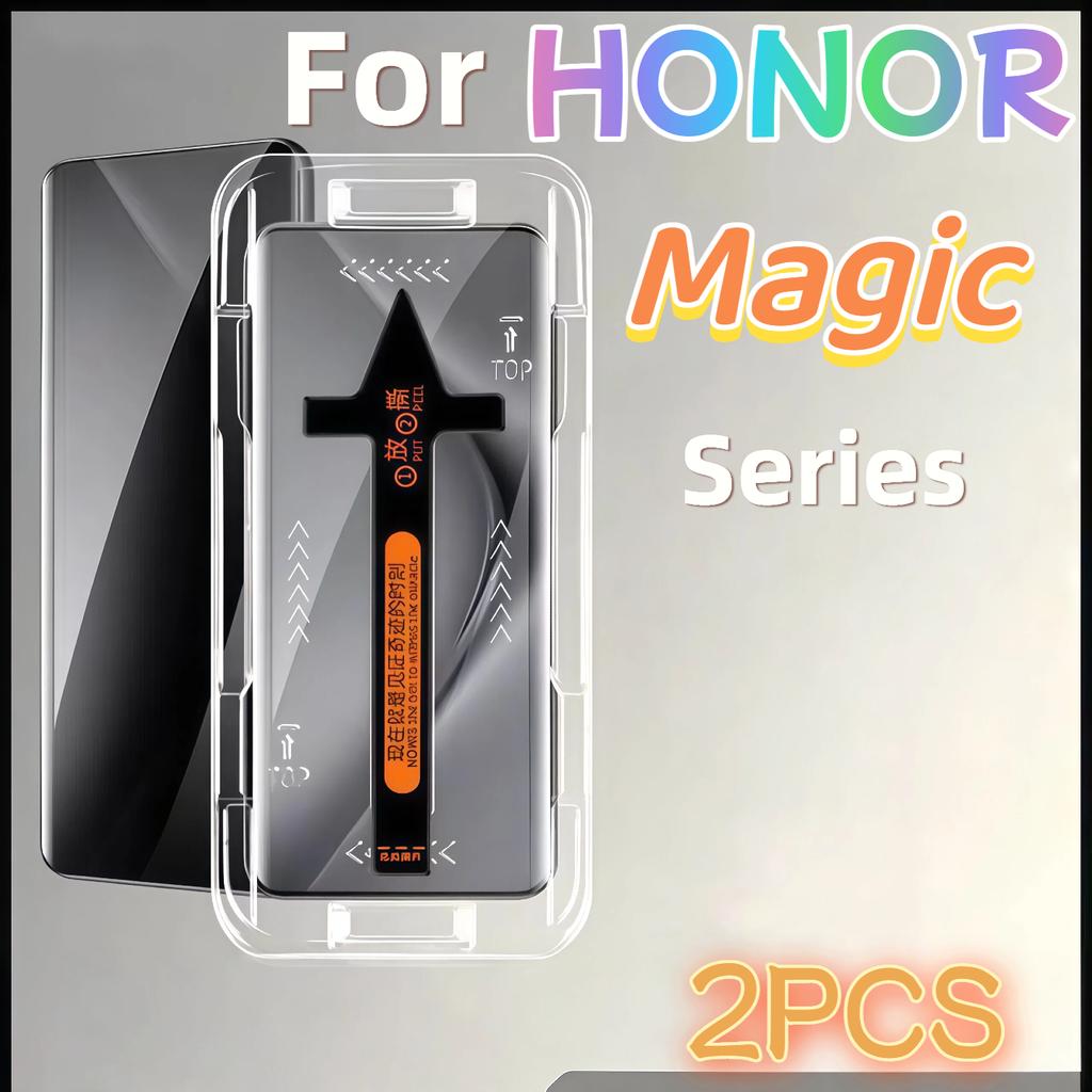 2 Pezzi Pellicola Protettiva in Vetro Temperato HD Per HONOR Magic 6 5 4 3 Pro Magic6 Magic5 Magic4 Magic3 Antigraffio Facile Installazione