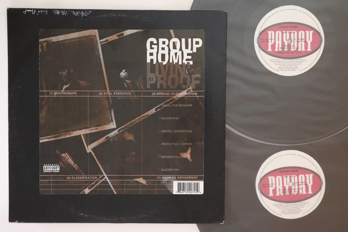 

LP Record GROUP HOME - Livin Proof 6971240791 PAYDAY 1998 US Rap & Hip-Hop/R&B Used