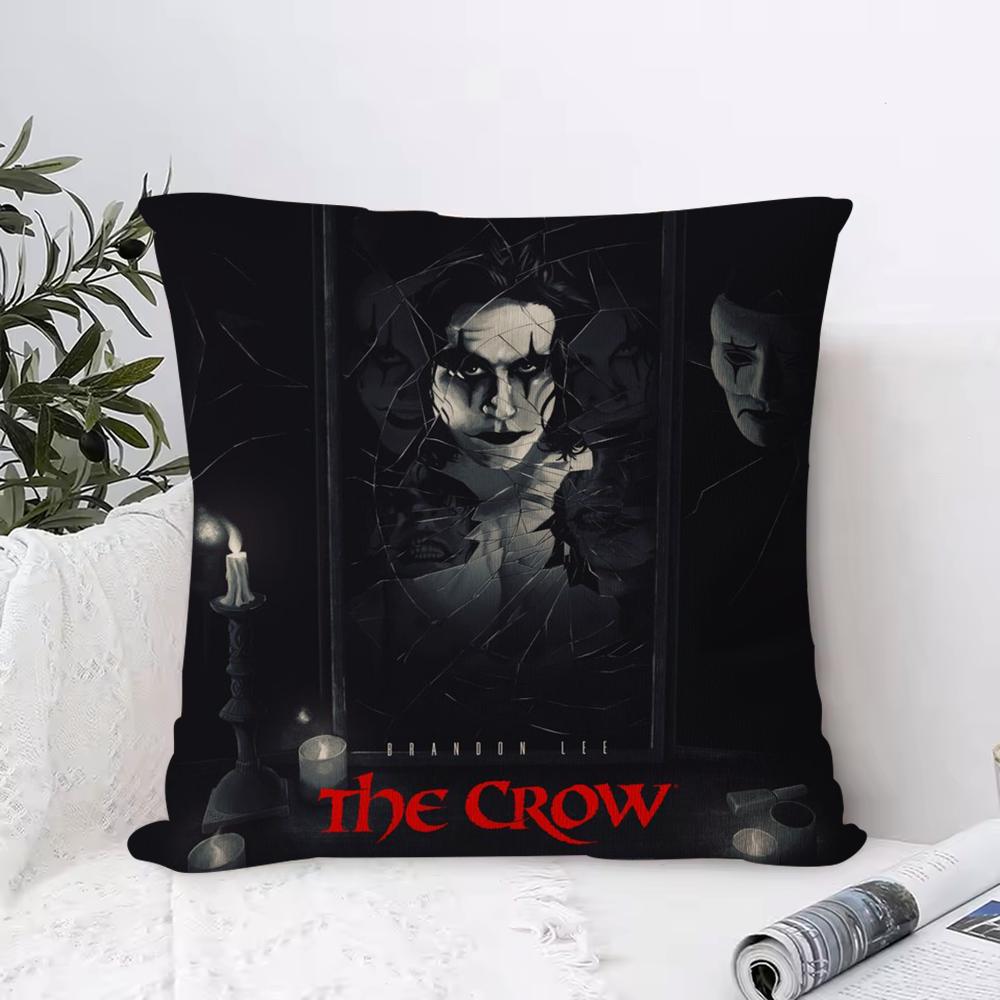 Poszewka na poduszkę filmową T-The C-Crow Niezwykle miękka, przyjazna dla skóry tkanina Komfort jak na chmurce i ukryty zamek błyskawiczny