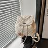 Stylish Spring Summer Fashion Backpack For Women In Black Blue Silver White Pu Material