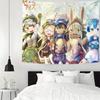 Anime Made In Abyss Wandteppich Wandbehang Wandteppich Art Deco Decke Vorhang Aufhängung Zuhause Schlafzimmer Wohnzimmer Dekor