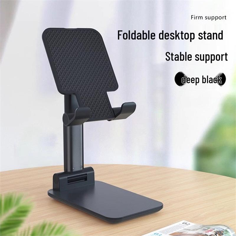 Aluminum Alloy Rotating Folding Phone Holder - Portable Desktop Stand with Custom Logo & Gift Option