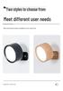 Wireless LED Magnetic Wall Lamp for Bedroom and Stairs with Night Light and Wireless Charging