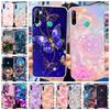 For Huawei Y7p 2020 Case Honor 9C Silicone Cover Fashion Butterfly Clear TPU Fundas For Huawei P40 Lite E ART-L28 ART-L29 Bumper