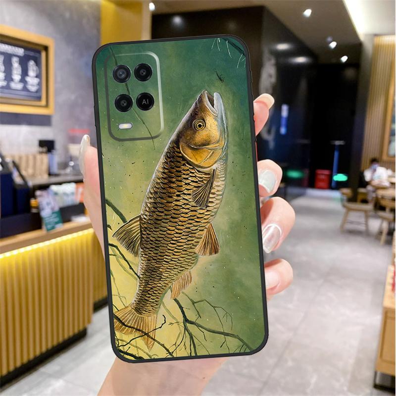 Chub Carp Fish Case For Oppo A5 Pro A15 A17 A57 A77 A60 A80 A40 A18 A38 A58 A78 A98 A96 A76 A16 A94 A74 A54