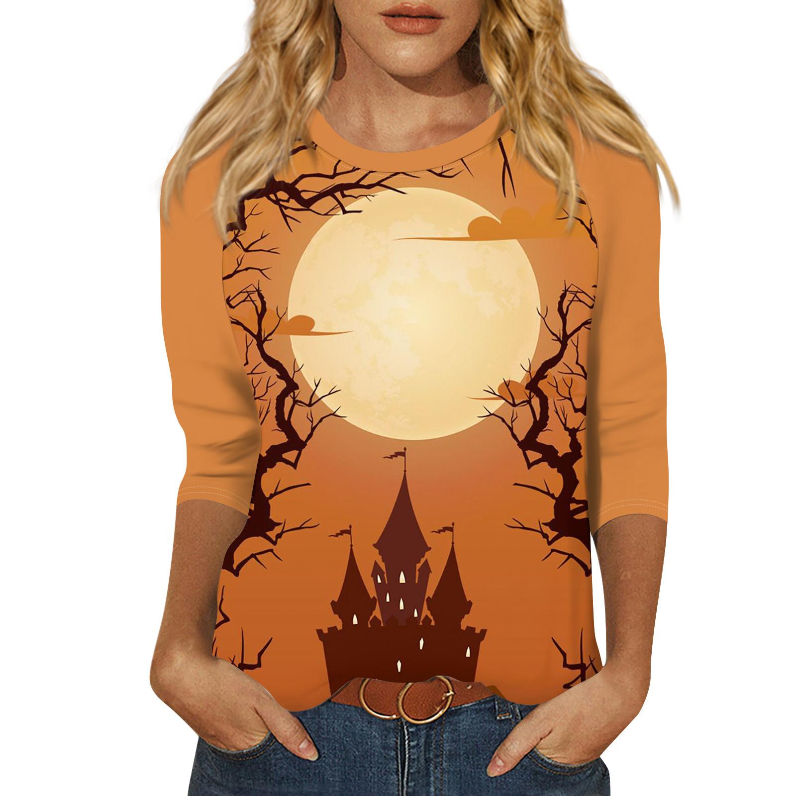 

Женский модный повседневный топ с круглым вырезом и рукавом реглан с принтом 3/4 XXXL верблюд