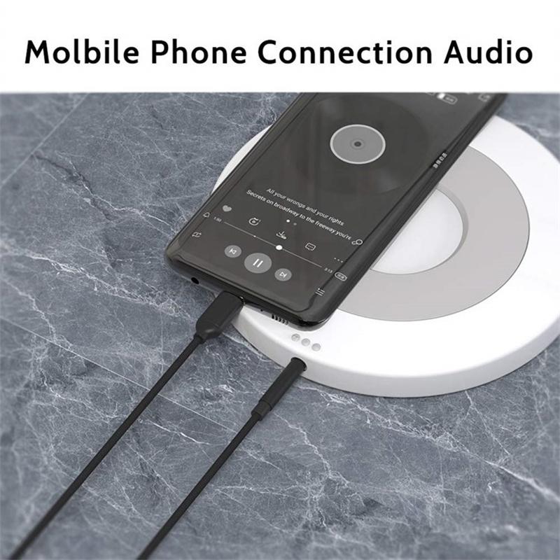 USB C To 3.5 MM Jack AUX Cable DAC Type-C Audio Cabel for Car Speaker Headphone Auxiliary Adapter For Huawei Sumsang Xiaomi VivoGood Product