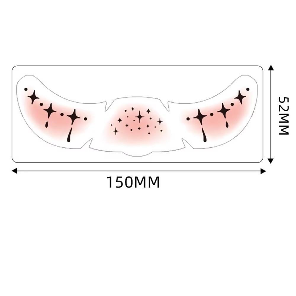 DIY Temporary Tattoo Stickers Waterproof Makeup Patch Halloween Makeup Sticker  Costume Party