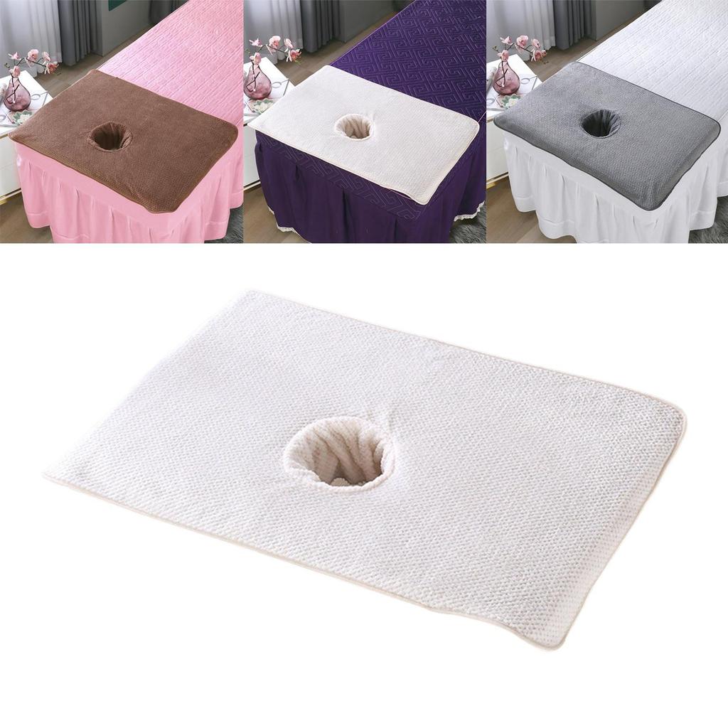 Bequemer und langlebiger Massagetischbezug mit Gesichtsatmungsloch 50x80cm für Schönheitssalon