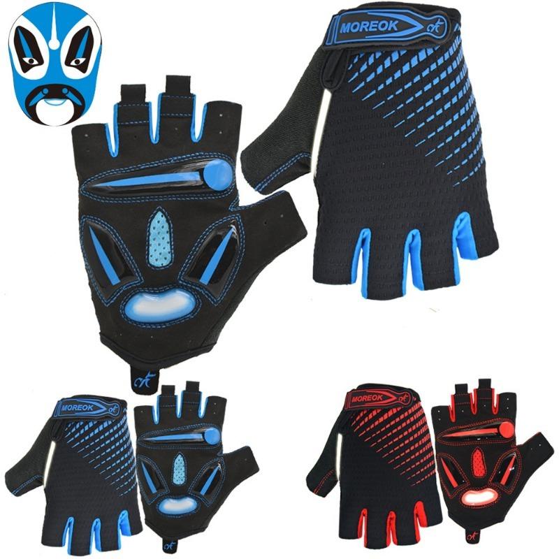 New Mountain Road Hot Selling Bicycle Motorcycle Bicycle Popular Riding Half Finger Outdoor Sports Short Finger Fitness Gloves