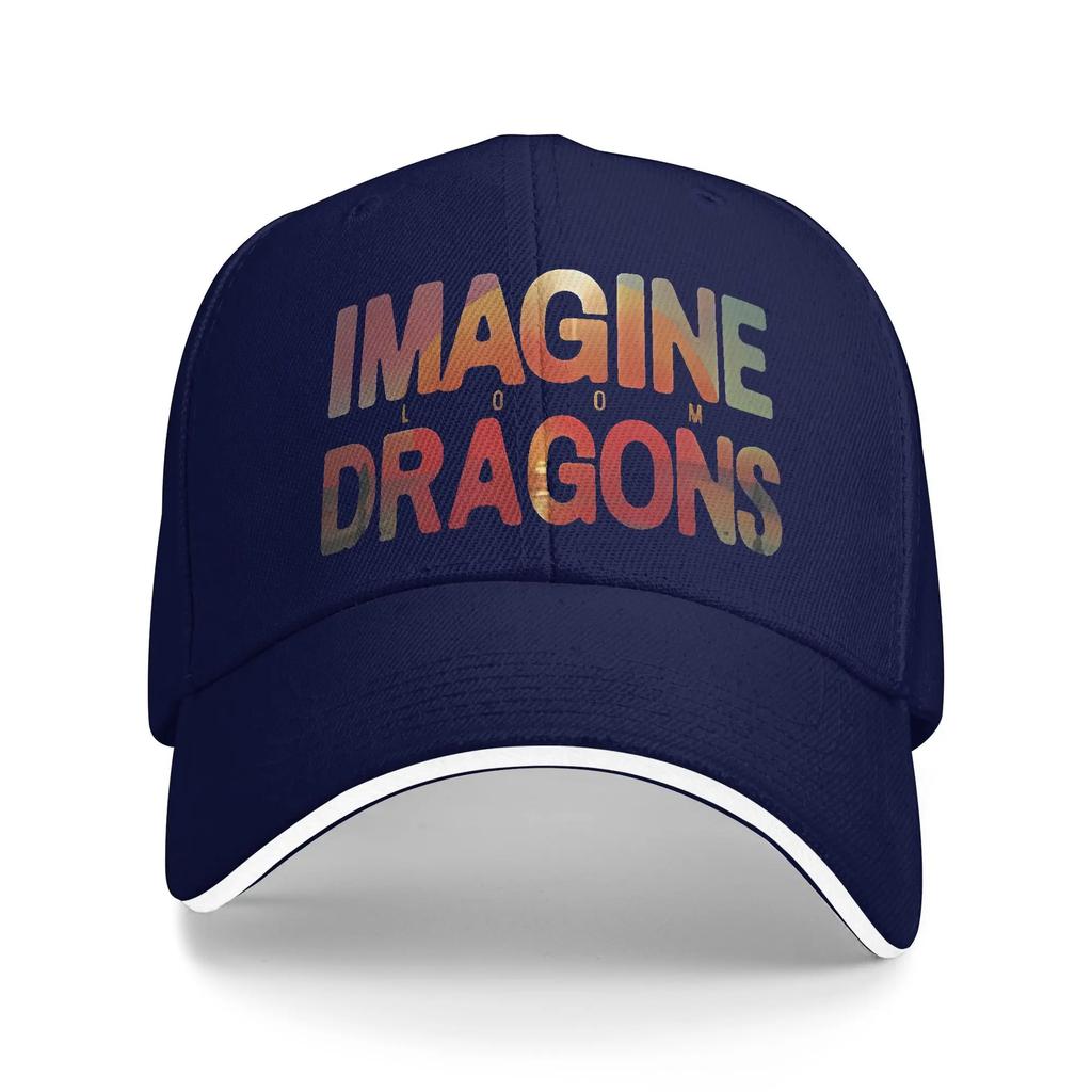 Vintage Imagine Dragons Tour Golf Cap Unisex Snapback Hat Daily Workouts Adjustable Fit Sun Caps