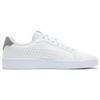 Puma Grounded Perf Simple Comfortable Shock Absorption Wear Resistant Low Top Sneakers Unisex Sneakers Silver White 398418-05