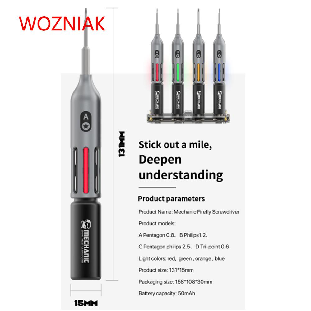 Mechanic YHC-4 Firefly Screwdriver Multi-functional Screwdriver Set for Mobile Phone and Computer Repair and Disassembly S2