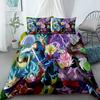 2026 Hot Sale Japanese Anime Dragon Ball Son Goku Bedding Set Quilt Cover Twin Full Bedroom Bed Decor for Teens Best Gifts