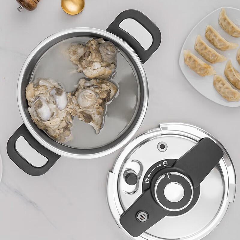 Debo André 304 Stainless Steel Pressure Cooker, 22cm