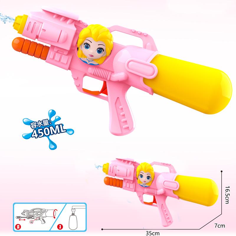 New Internet Celebrity Double Nozzle Water Gun – Pony, Dinosaur, Duck, Shark Designs for Kids