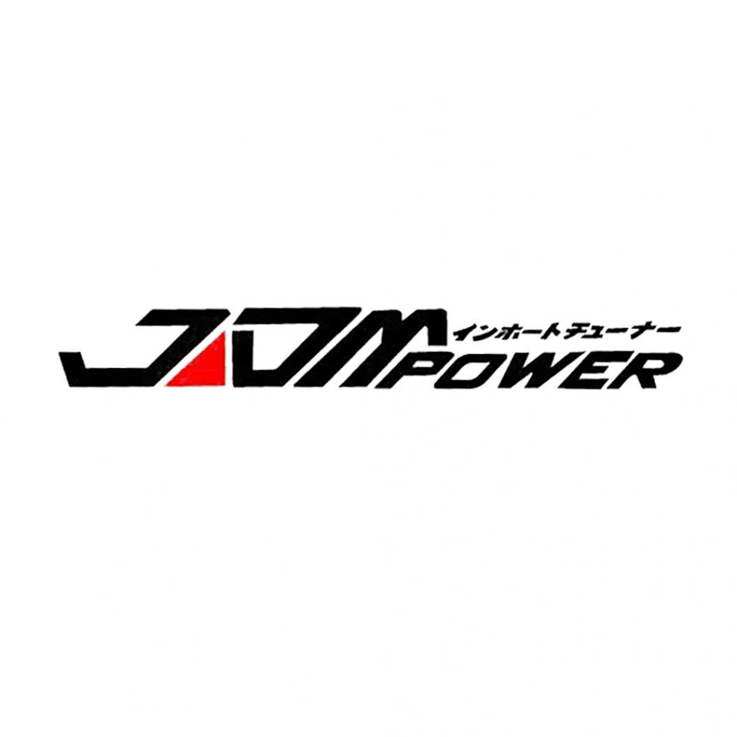 

JDM POWER Наклейка на автомобіль, вікно, бампер, наклейка для Mitsubishi чорний