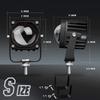 Replacement Roof Mount Spotlight Easy Installation LED Work Light Bar for Car Truck ATV UTV Offroad Divring Fog Lights