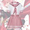 Fate Astolfo Cosplay Sailor Uniform With Butterfly Bow Japanese Student Socks