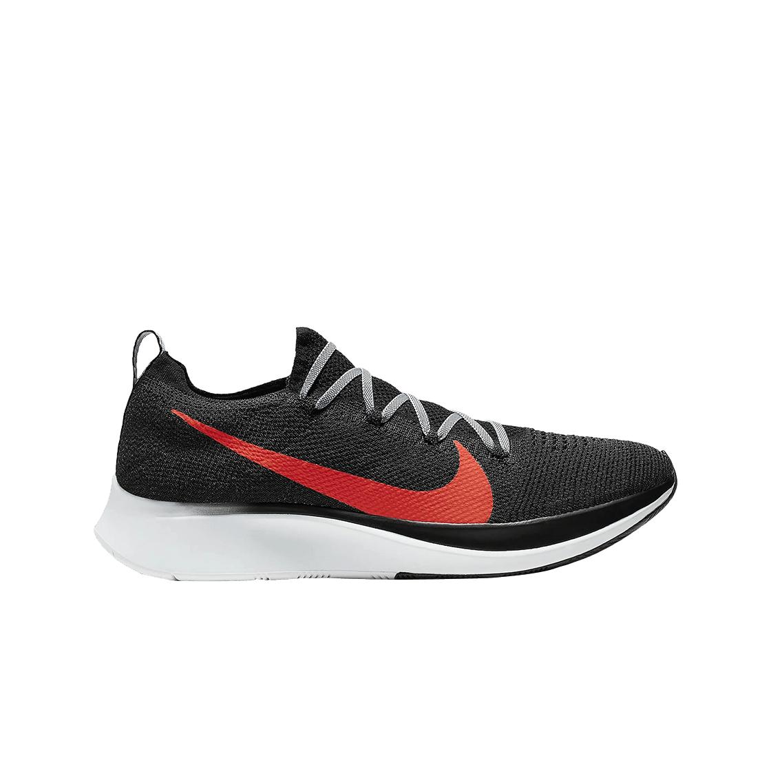 

Nike Zoom Fly Flyknit Black Bright Crimson AR4561-005 Mens Sneakers