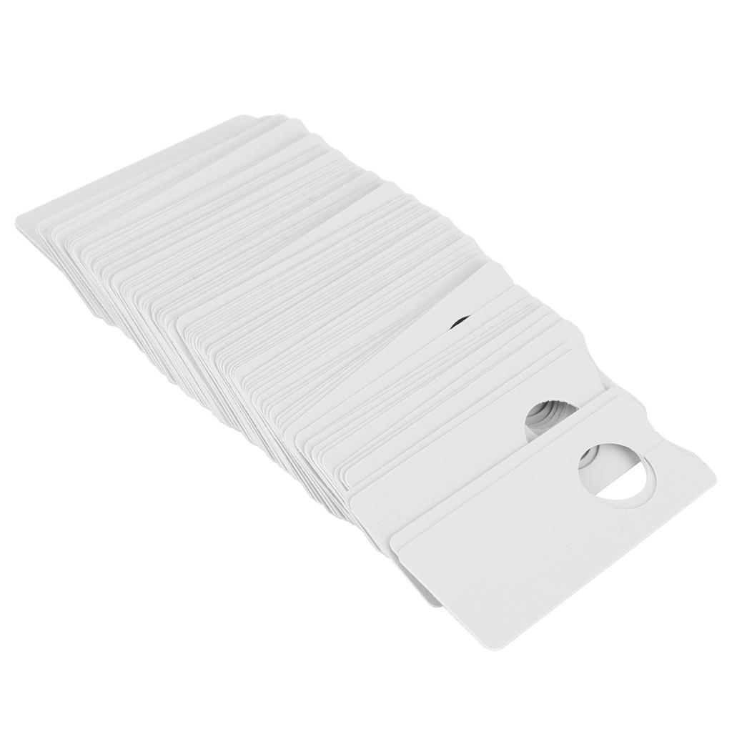 600Pcs Plant Label Waterproof White PVC Flower Hanging Marker Tag for Garden Courtyard