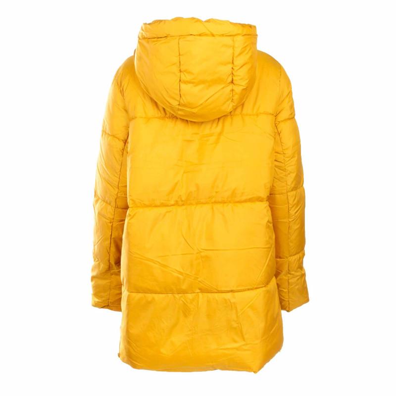Parka Vero Moda Winterjacke Senfgelb Mittellange Daunenjacke Für