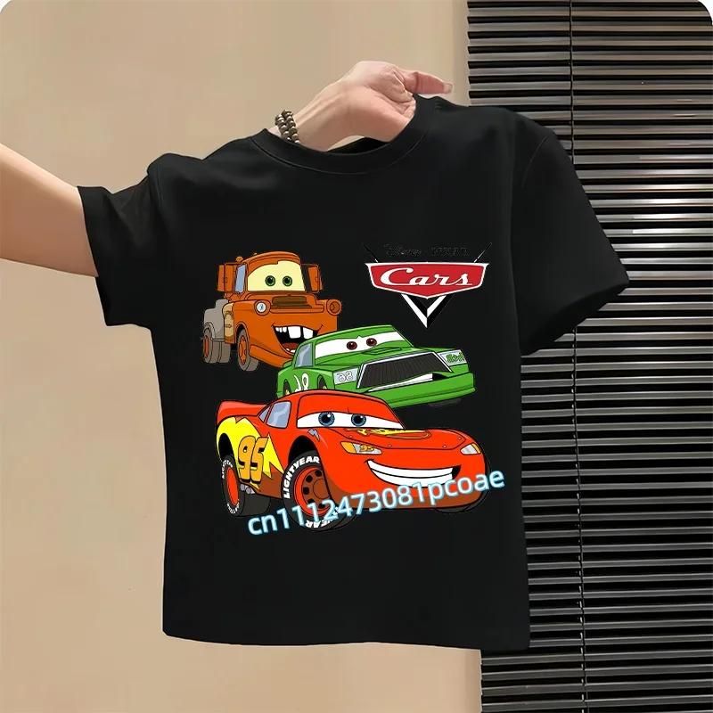 Heißer Verkauf Auto Pixar Lightning McQueen Druck Niedliche Kinder T-Shirts Mädchen Kleidung Baby Jungen Kurzarm T-Shirt Sommer Kinder Oberteile