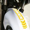 Motorrad Reflektierende Aufkleber Sterne Pfeil Streifen Auto Motorrad Wasserdicht Roller Umbau Zubehör Dekoration