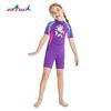 Children's Diving Suit 2.5MM One-piece Short-sleeved Warm Girls 'swimsuit Cold-proof Surfing