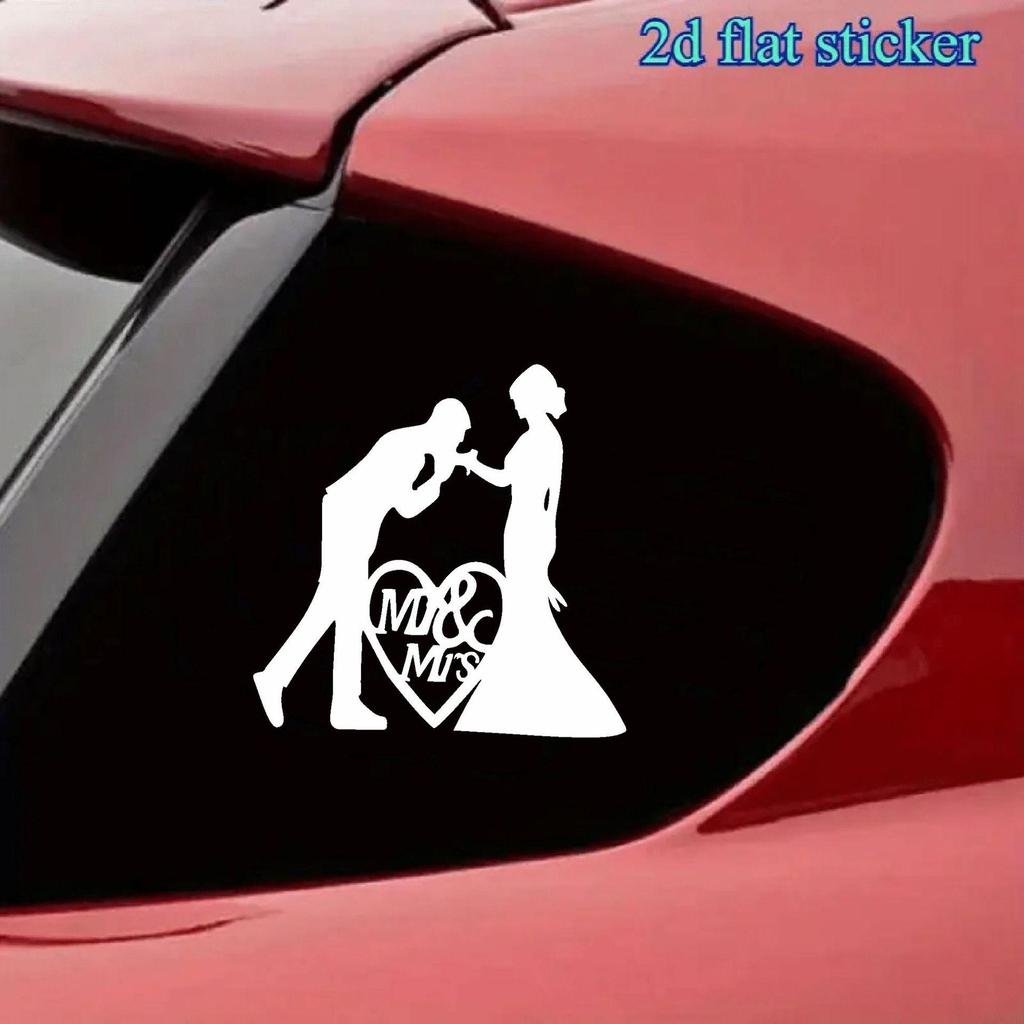 C39 Influencer Proposal Car Sticker: Love Personality for Door and Glass