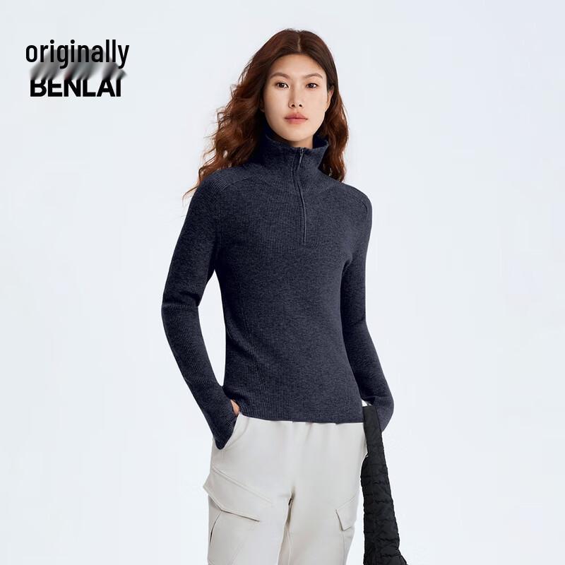

Benlai Women s Slim-Fit Half-Zip Knit Sweater XL