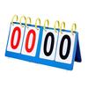 Multisport Scoreboard: Basketball, Football, Table Tennis, and Badminton Scorer Flipper.