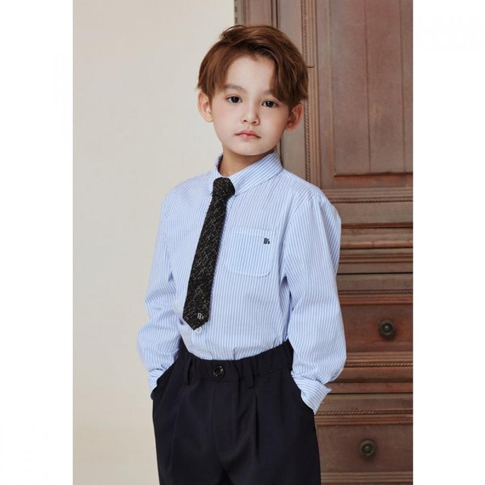 The Coffee Bean Tea Leaf Blue Stripe Blouse Ba11bl02sb SkyBlue/165